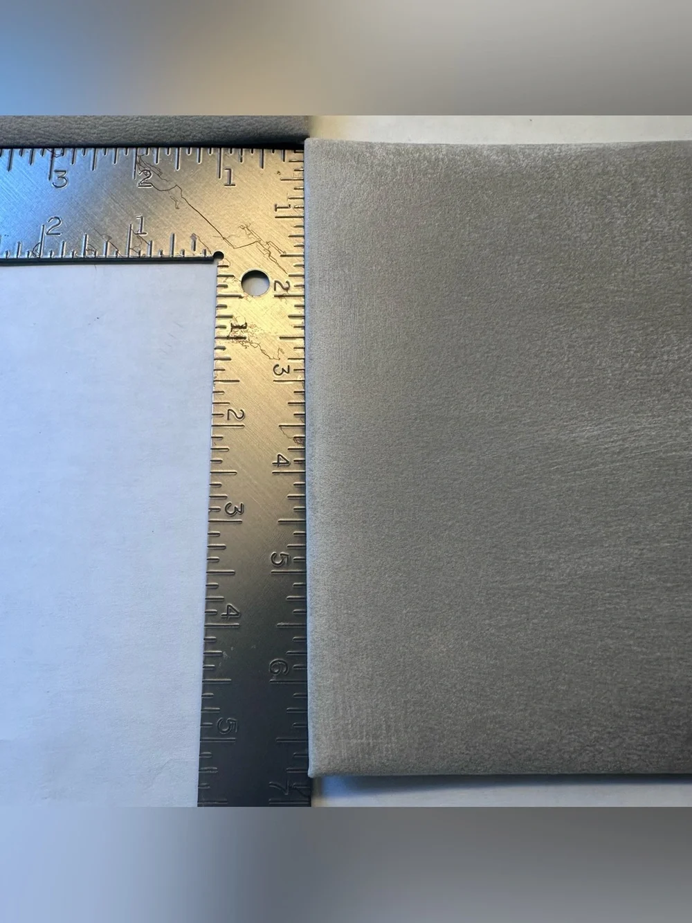 4 Grey Gray Faux Suede Flat Counter Pad Jewelry Display Photography 12 x 6.75